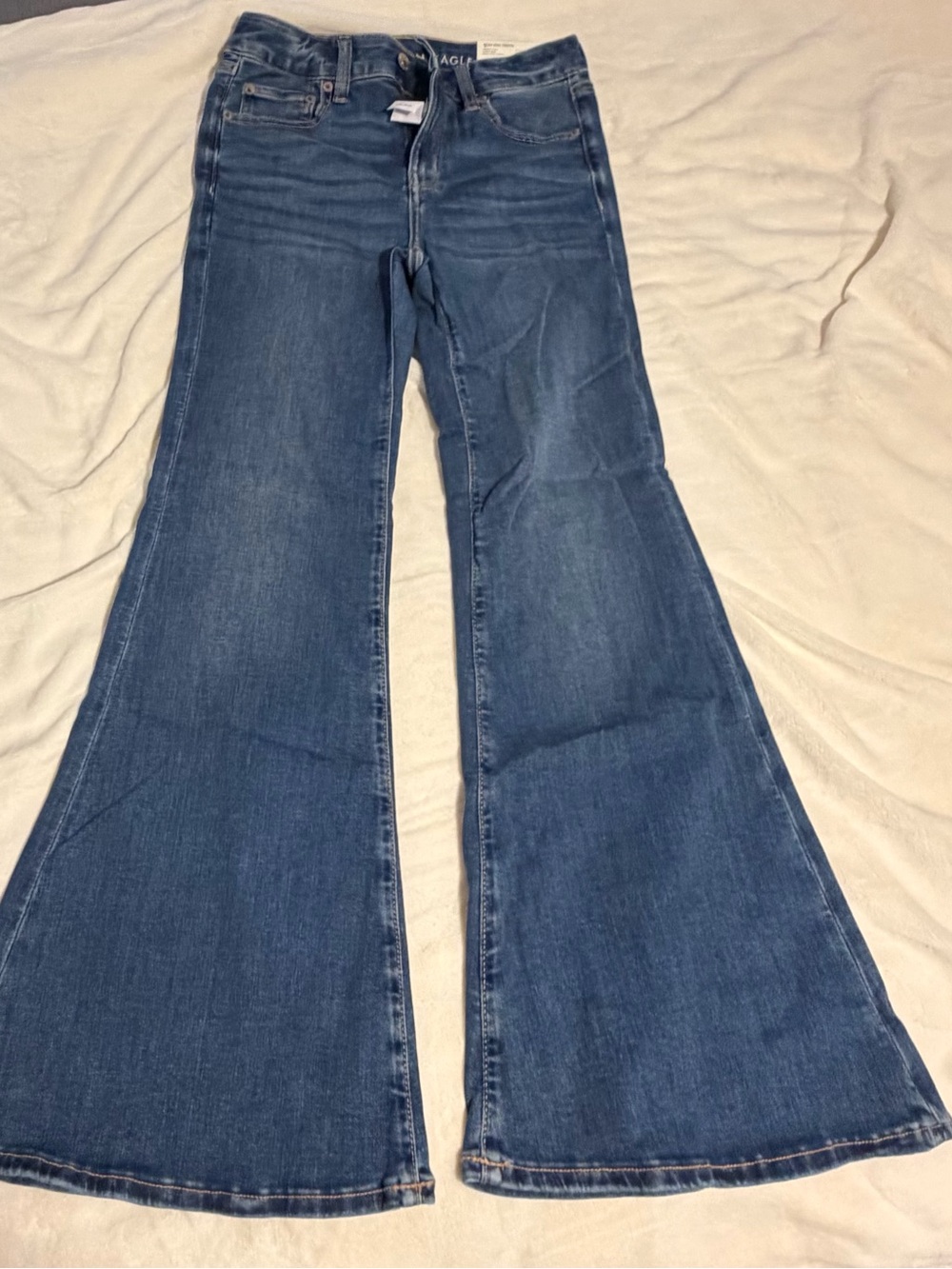 American Eagle Women's Blue Flared Jeans - NWT